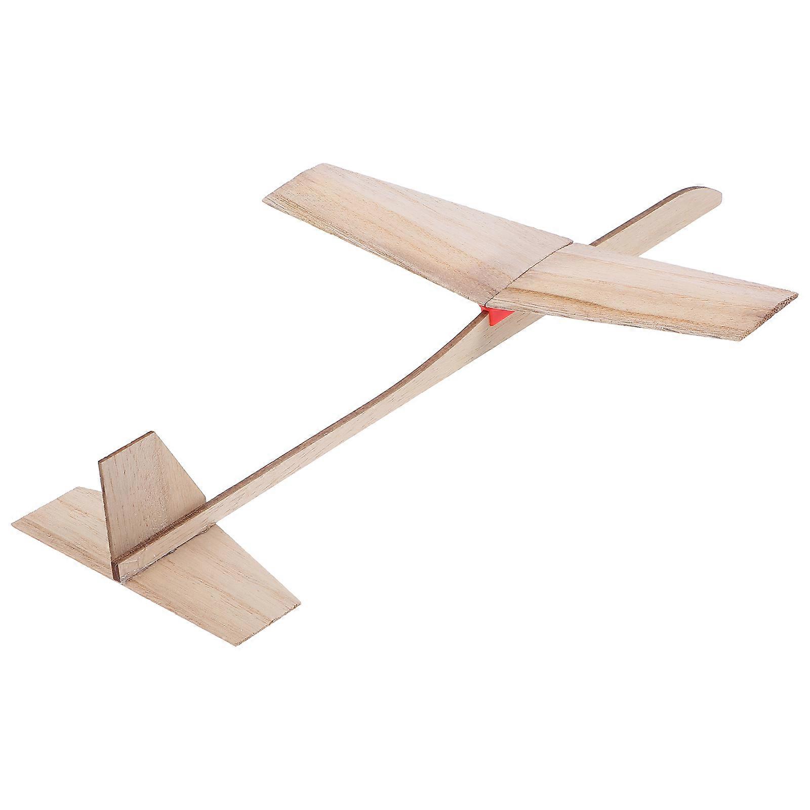 Sliding Glider Toy Wooden Airplane Model for Science Project 1Set