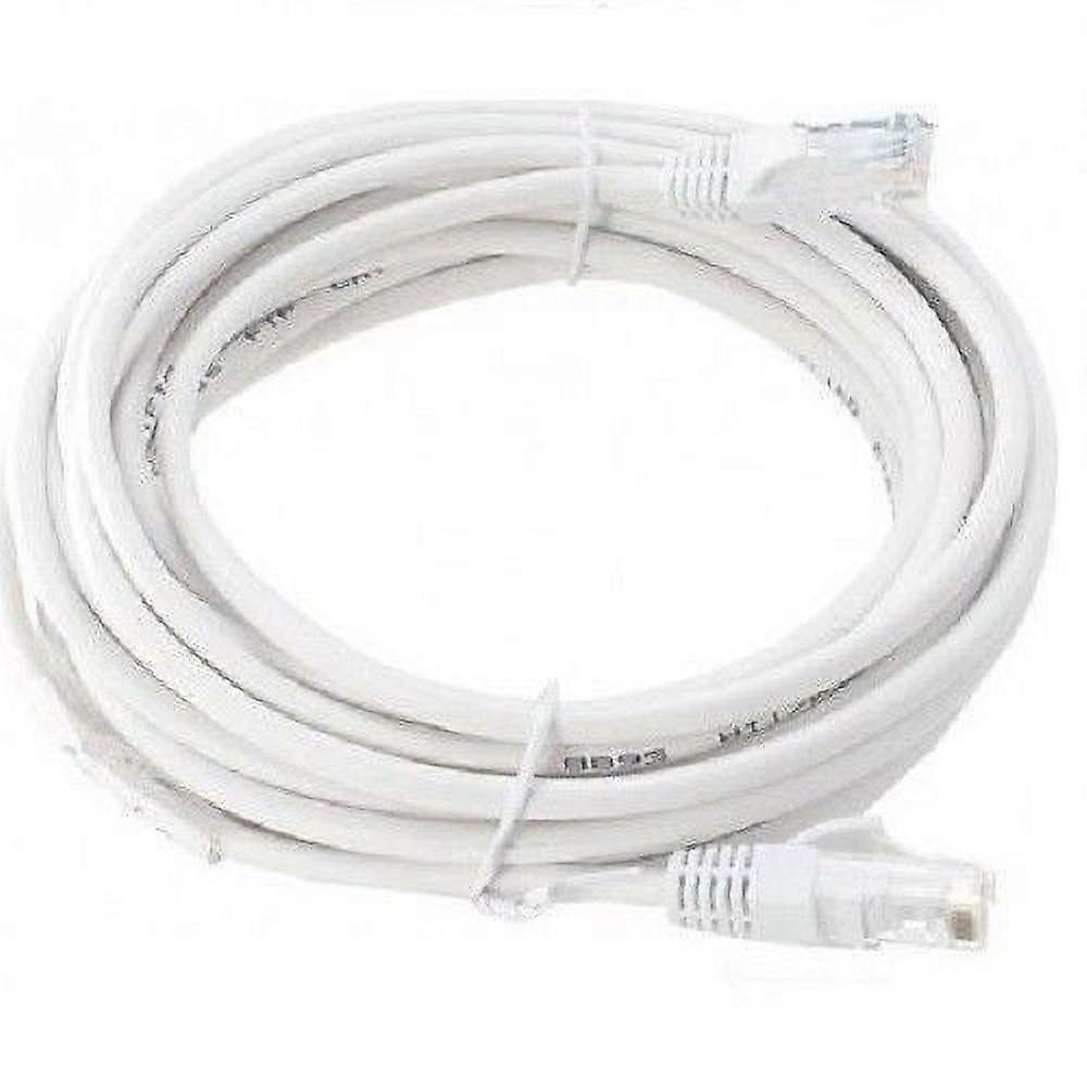32 FT CAT5 CAT5E RJ45 Network LAN Patch Ethernet Cable Snagless Cord White US