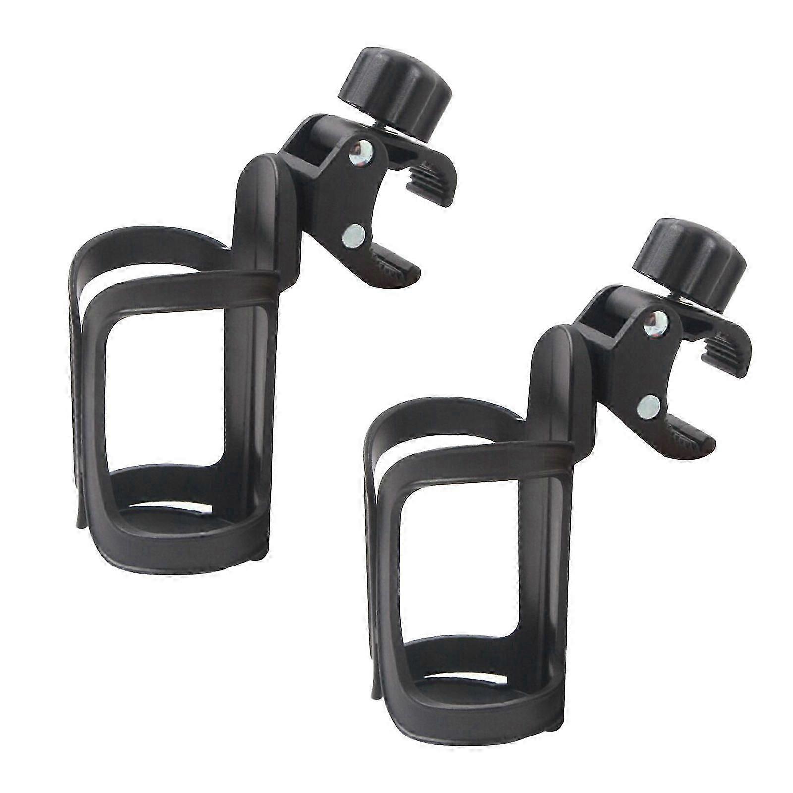 2pcs Universal Stroller Cup Holders, Adjustable Bottle Organizer