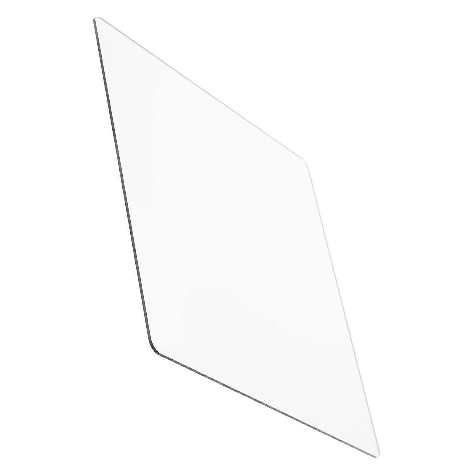 Acrylic SelfAdhesive Mirror Sheet for Wall Decor Clear Reflection Shatterproof 20x20cm