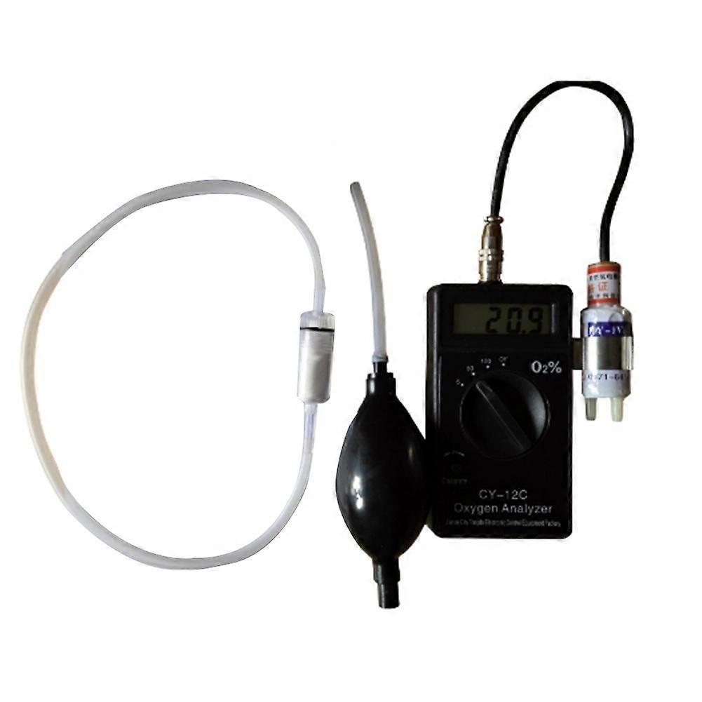 CY-12C Portable Oxygen Analyzer Oxygen Concentration Tester Handheld Oxygen Tester Analysis Instruments