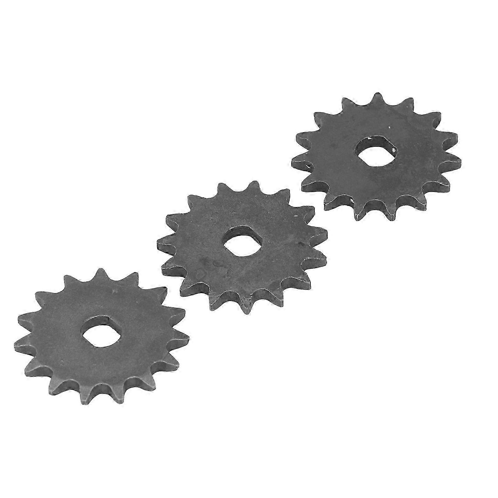 T8F 15T Engine Gears 10mm ID Chain Motor Drive Pinion Gear Electric Scooter Motor Engine Sprocket for Chain Belt Driven Gas Engine