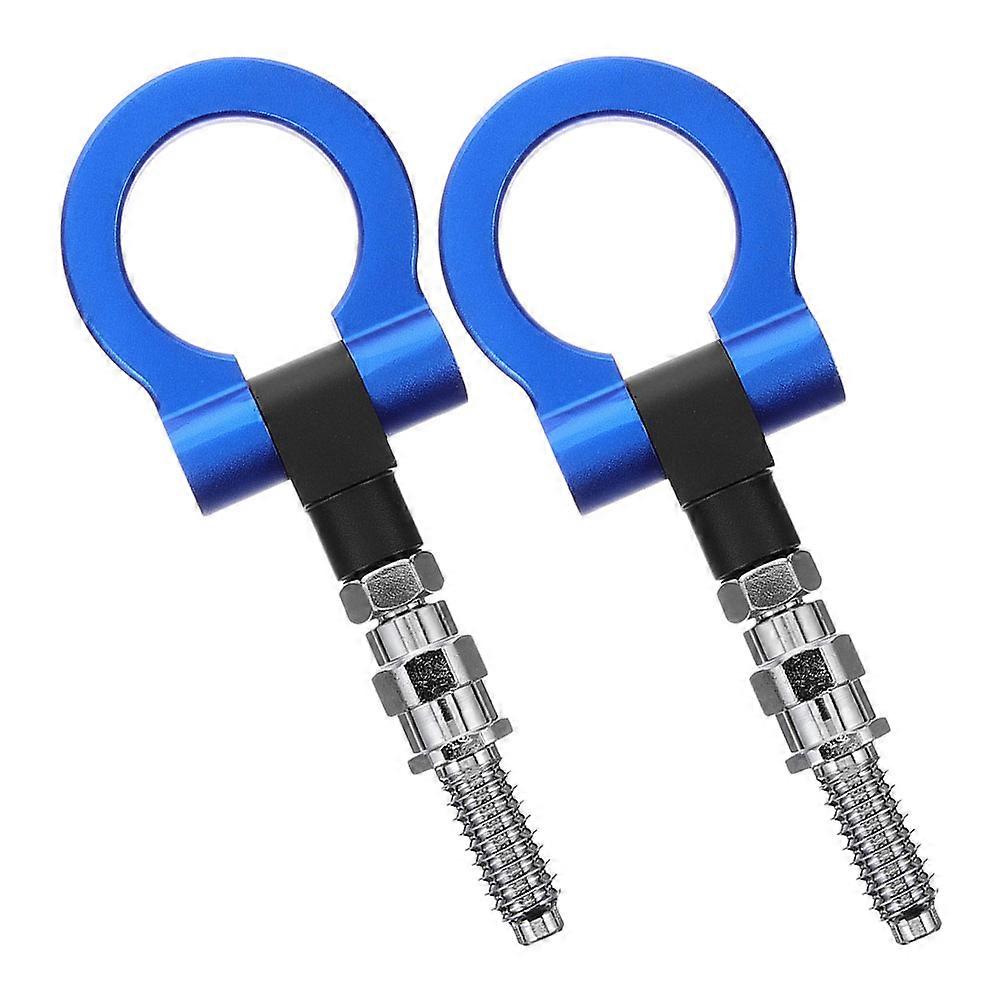 Car Tow Hook Aluminum Alloy 2Pcs Trailer Ring Towing Hook Set