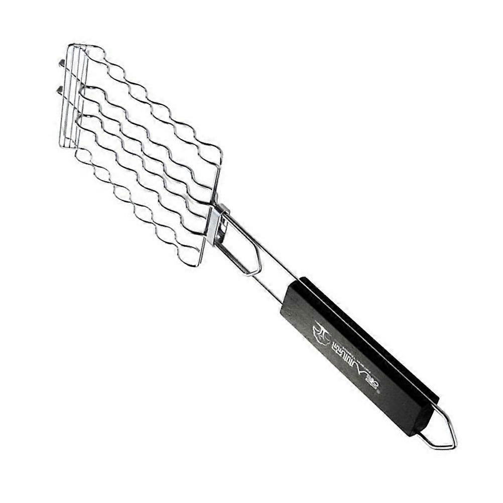 Fish Grilling Rack Wave Shaped Wire Grilling Rack for Bbq 5Pcs