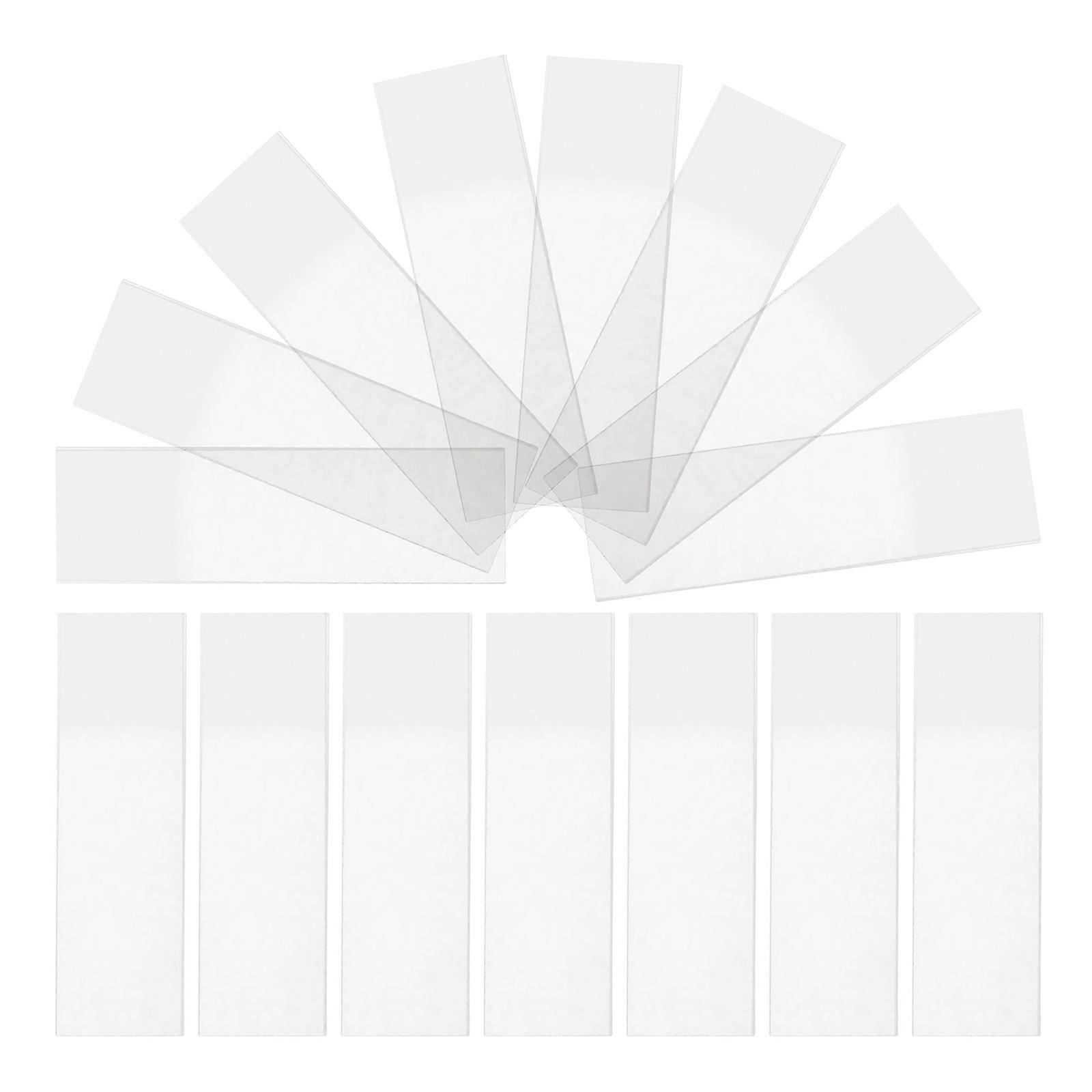 Microscope Slide Laboratory Glass Slides for Microscope Use 50Pcs Pack