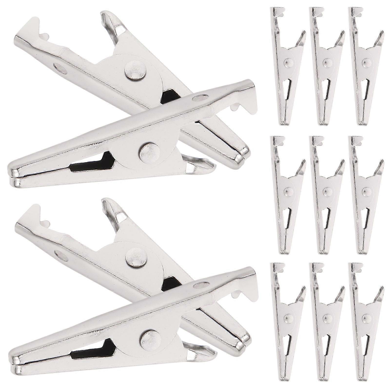Metal Clips Electrical Test Clamps for Craft Projects 100Pcs
