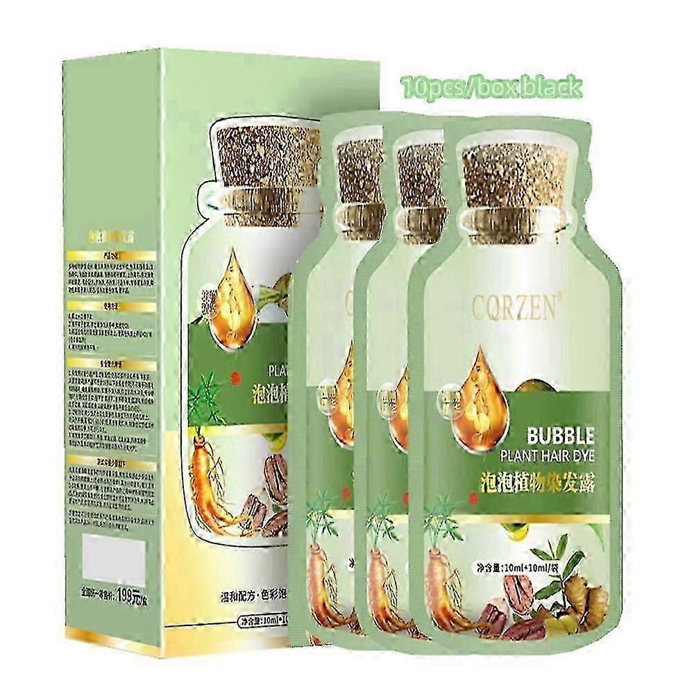 Natural Plant Hair Dye Bubble New Botanical Based Grey Hair Color Bubble Dye