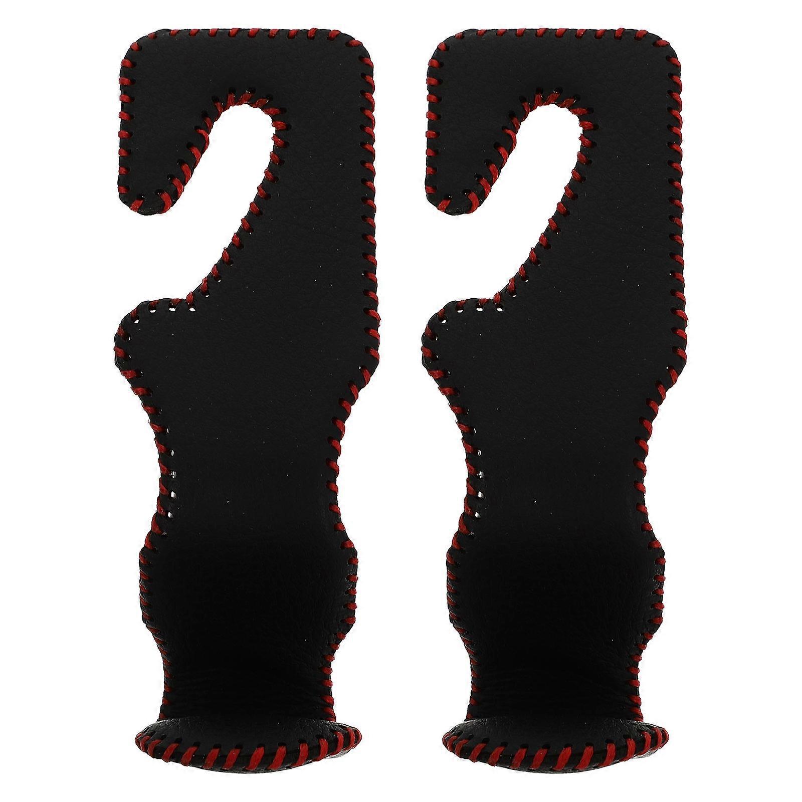 Car Back Seat Hooks for Multi-Functional Use 2Pcs PU Storage Hooks