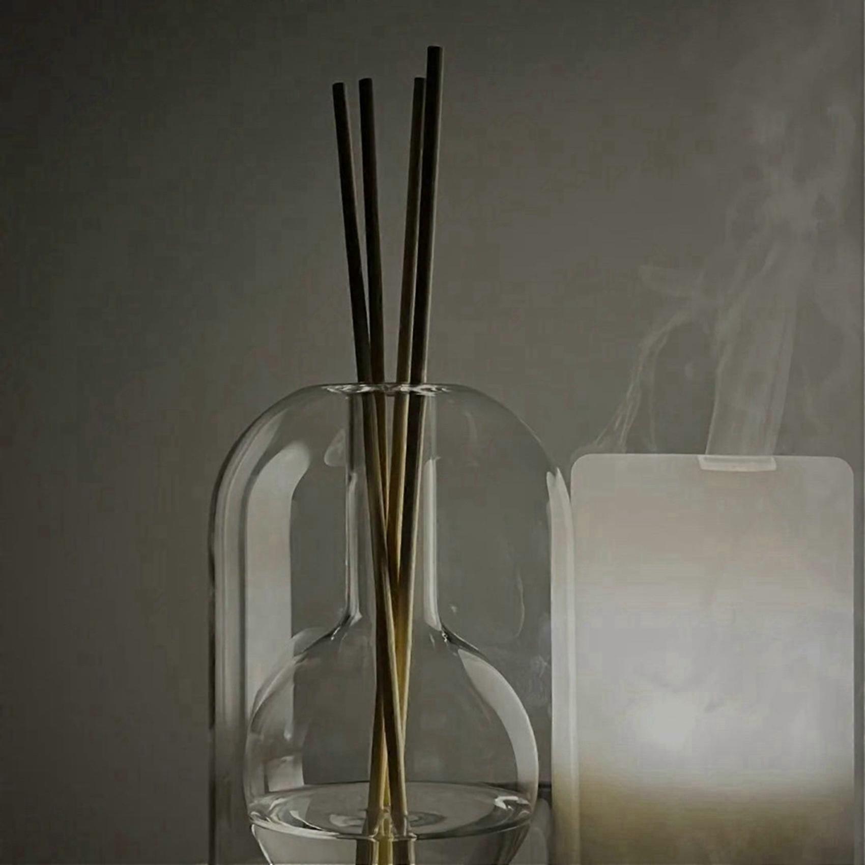 2X Storage Containers Diffuser Aromatherapy Diffuser Bottle Modern Diffuser Glass Bottle Essential Oil Organizers,A