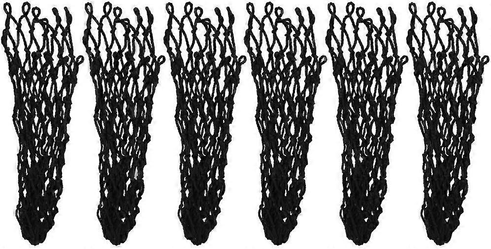 6Pcs Billiards Net Pockets, Nylon Snooker Pool Table Bags Pockets Billiard Replace Mesh Pockets