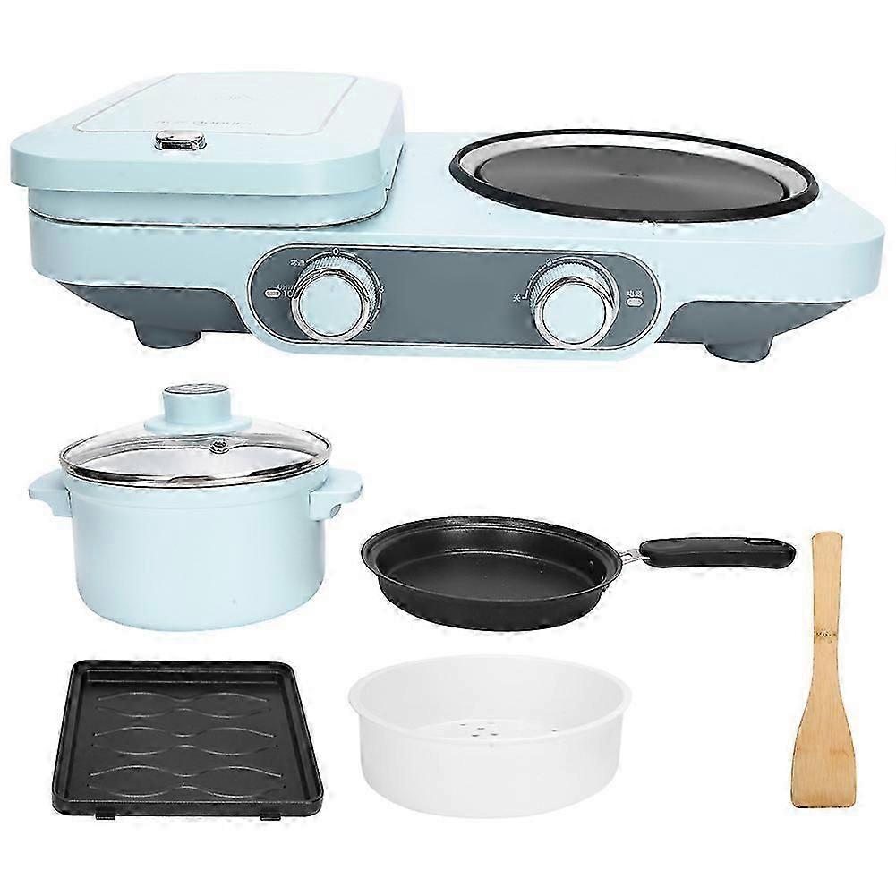 Blue Sandwich Breakfast Making Machine Multifunctional Waffle Maker