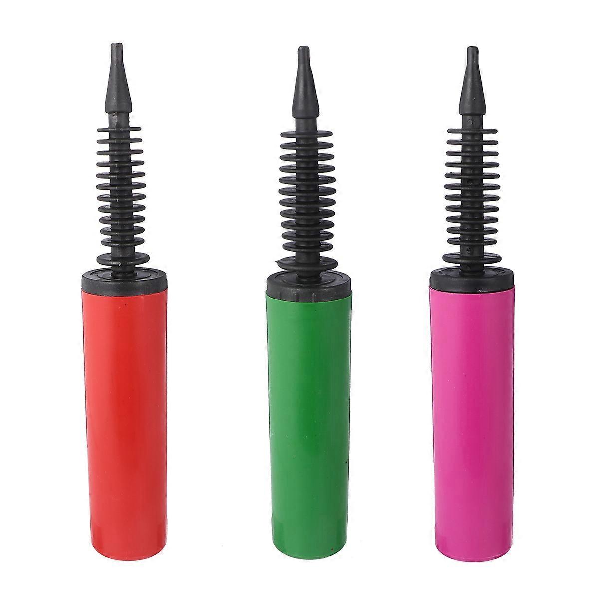 Pumps Balloon Hand Push Pumps for Balloon 3Pcs Inflatable Plastic Tools