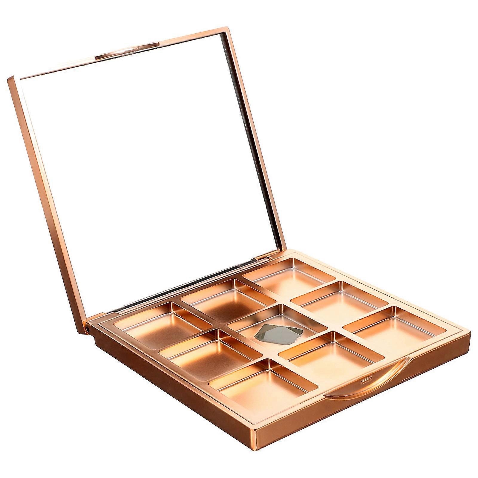 Empty Makeup Palette for Storage Use Eyeshadow Tray with 9 Grids