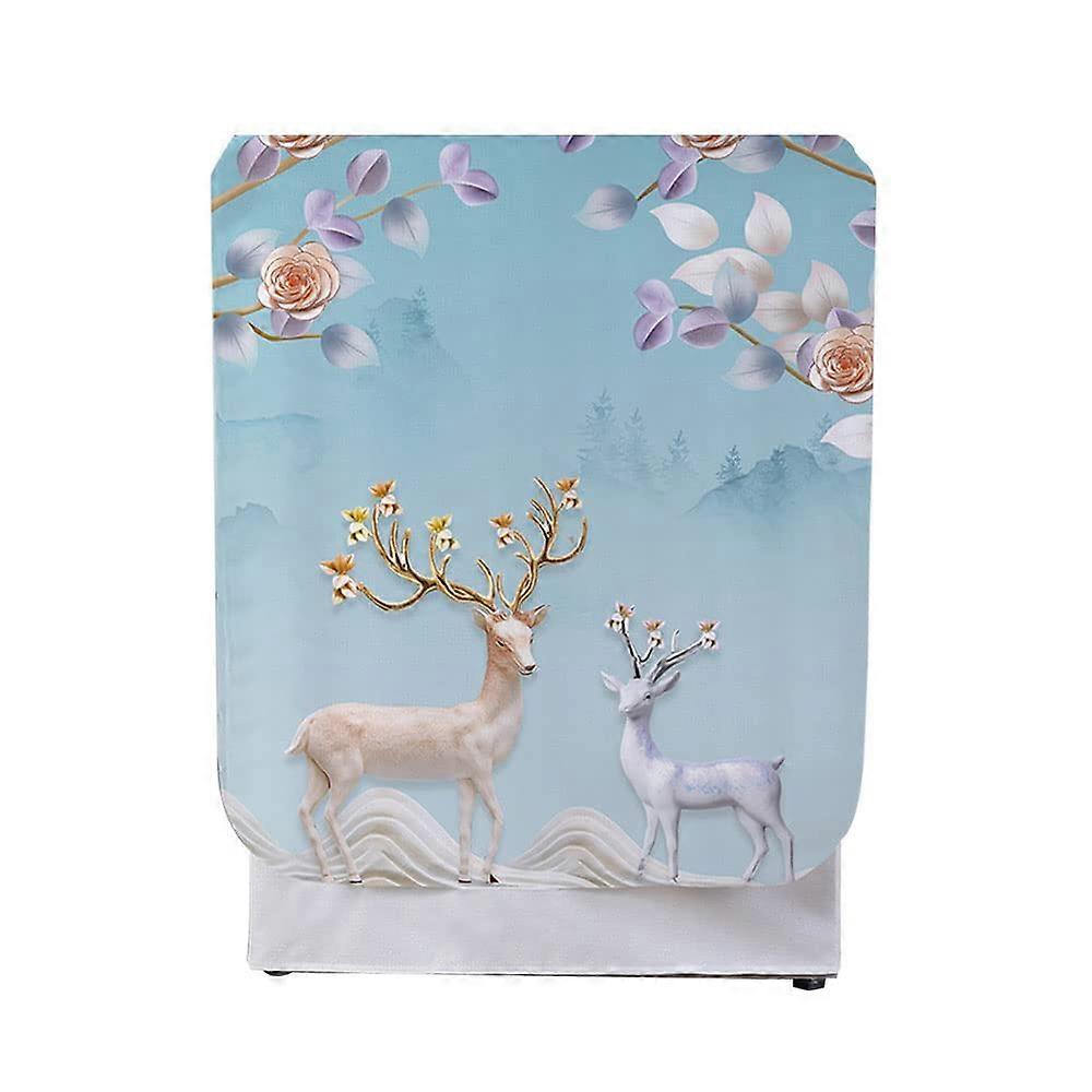 Waterproof Dustproof Washing Machine Cover Front Load UV Shield for Laundry Room 912kg