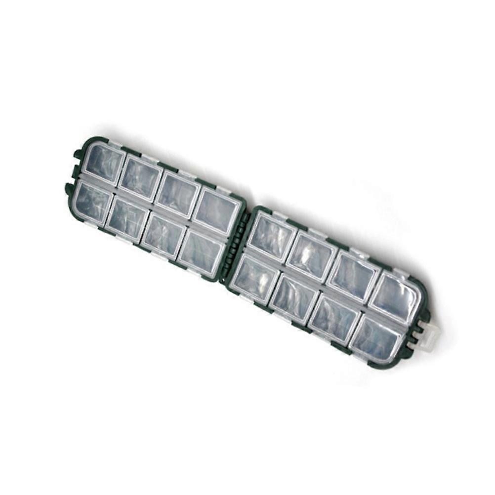 Fishing Tackle Storage Boxes 8-Grids Storage Case for Organizing 2Pcs