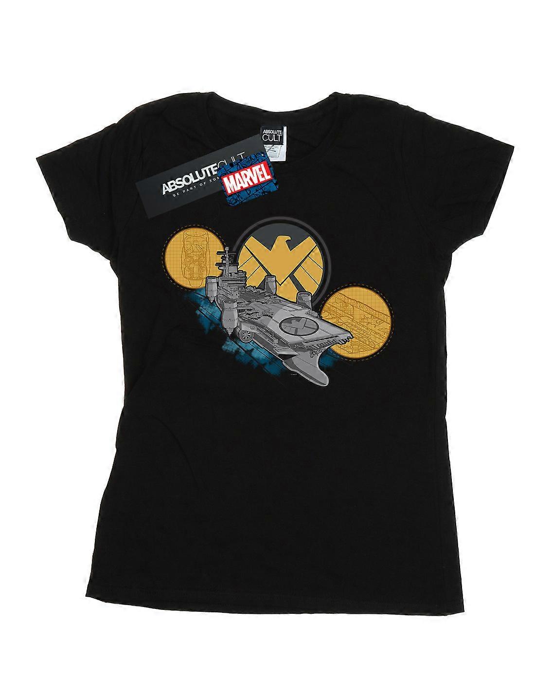 Marvel Women's S.H.I.E.L.D. Hellicarrier T-Shirt