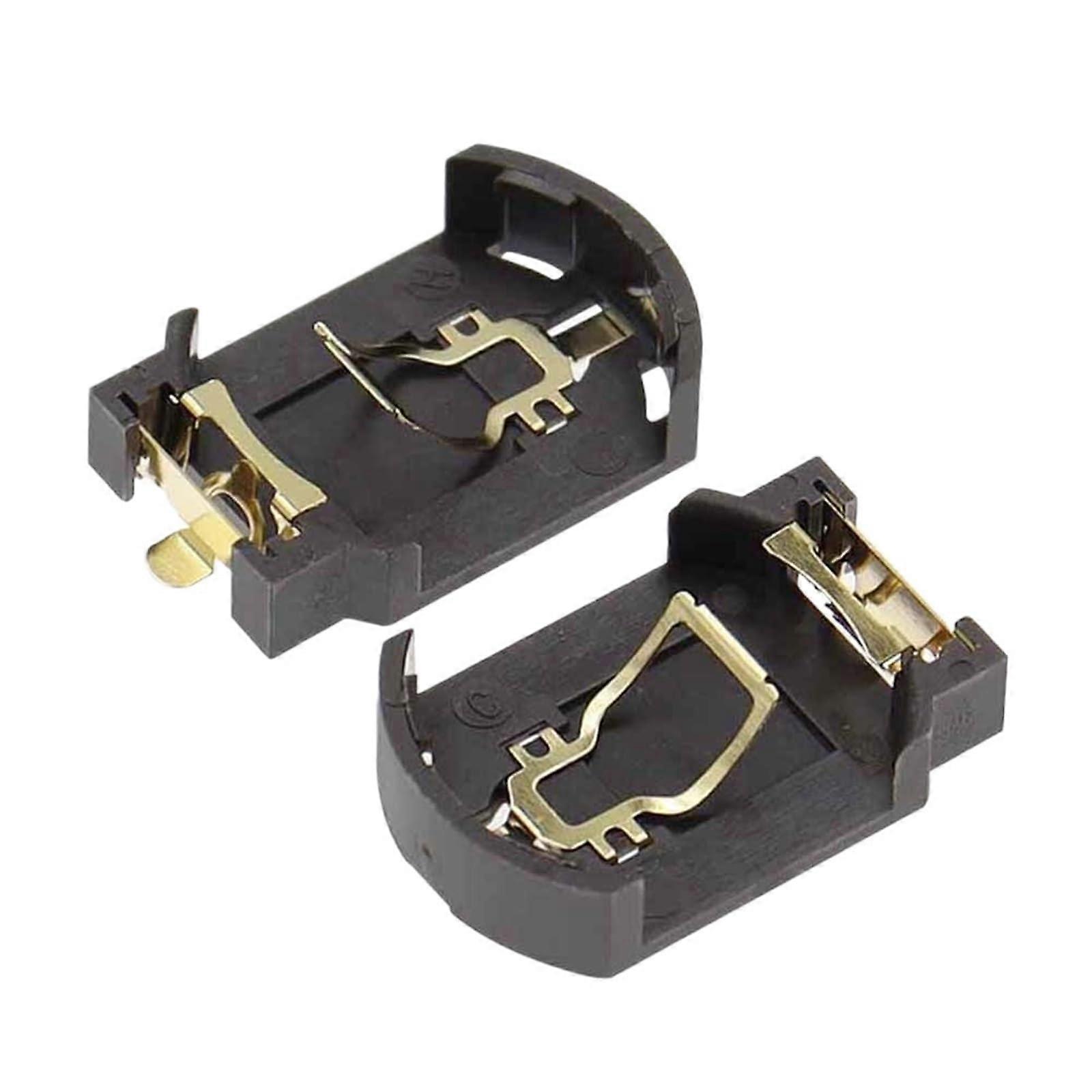 100Pcs BS8 CR2032 CR2025 Coin Cell Battery Holder Socket Case for Secure Connection