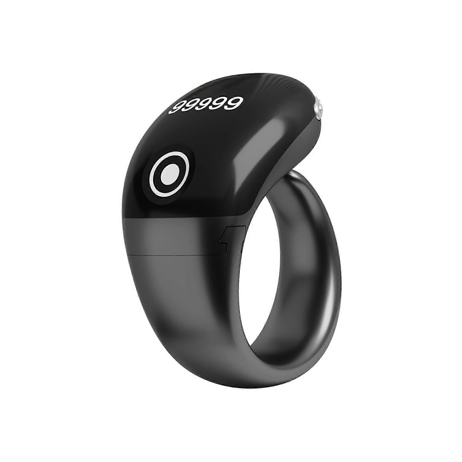 Smart Finger Counter Ring with LCD Display, App Connection, Rechargeable Battery, Adjustable Fit