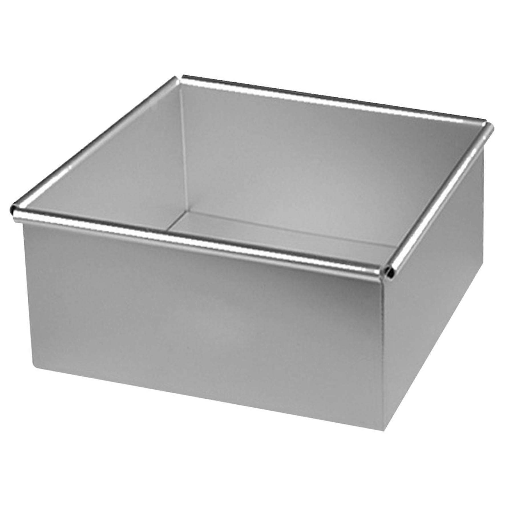 5 Inch Square Cake Pan NonStick Aluminum Alloy with Removable Bottom for Versatile Baking Use