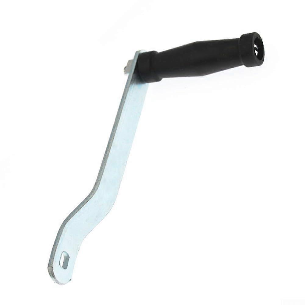 Boat Trailer Winch Handle with Ergonomic Grip, RustResistant Heavy Duty Iron Replacement (Silver)