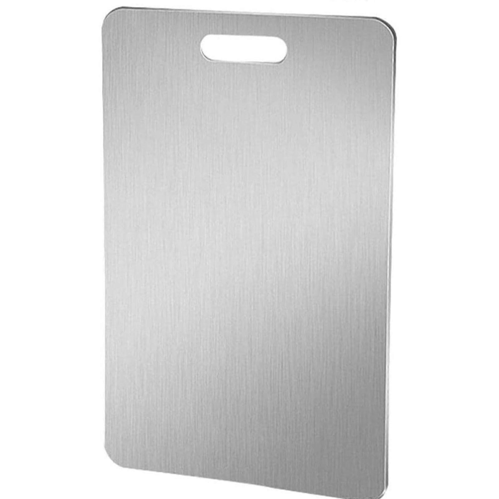 Pure Titanium DualSided Cutting Board, RustResistant Lightweight Outdoor Kitchen Chopping Board