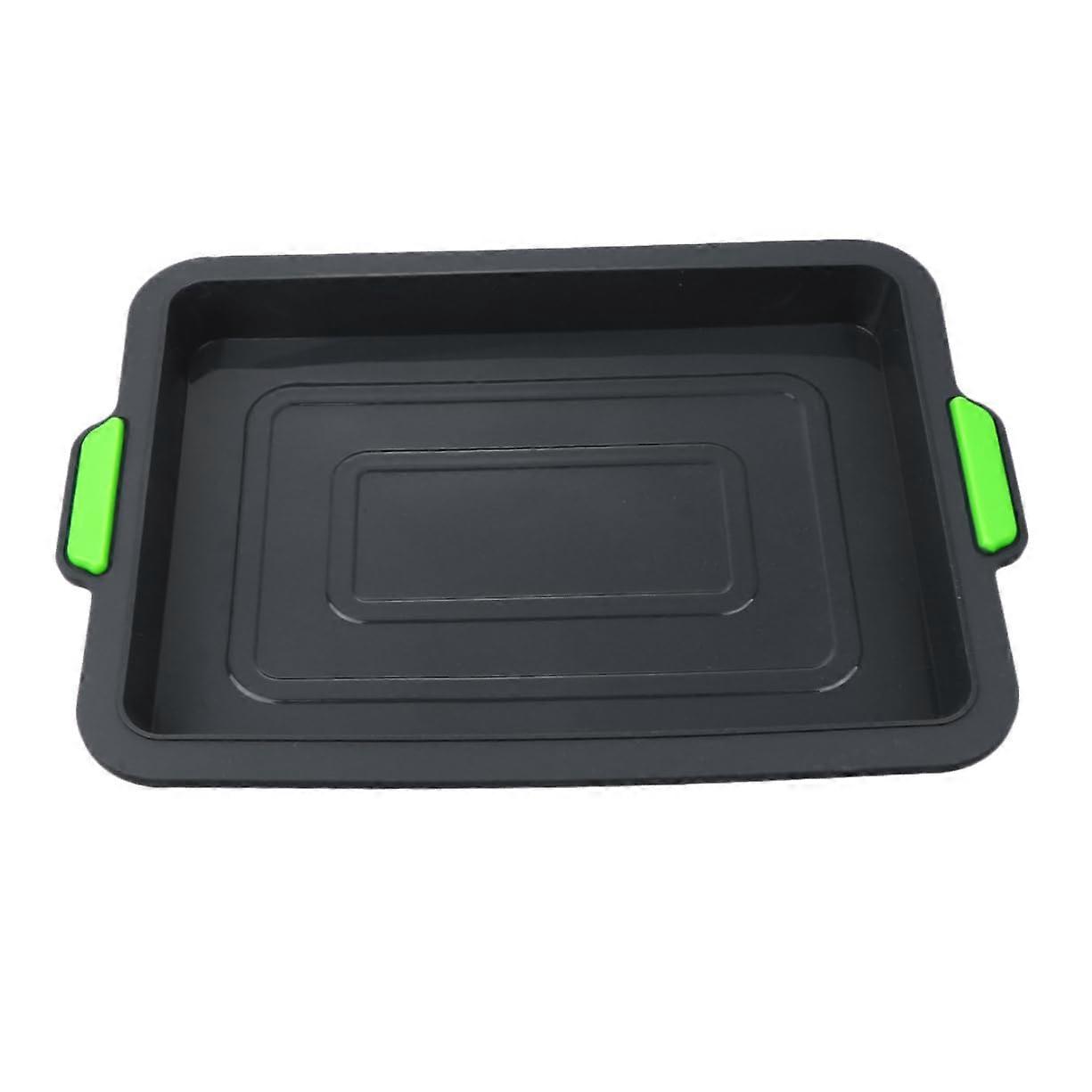 Silicone Baking Tray with Handle,  Temperature Resistant Nonstick Cake Pan for Home Kitchen