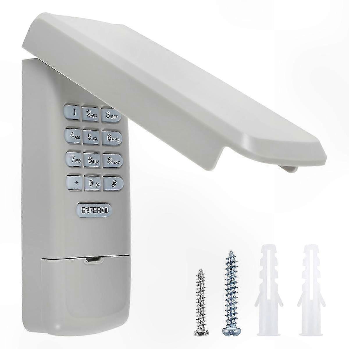 Wireless Keyless Entry Keypad for Garage Door Openers, Secure Access Solution Compatible with Multiple Models