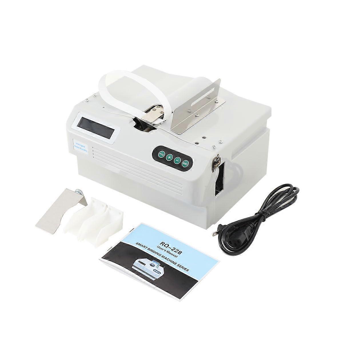 Automatic Banknote Binding Machine with Adjustable Thermal Temperature, Speed Currency Strapper