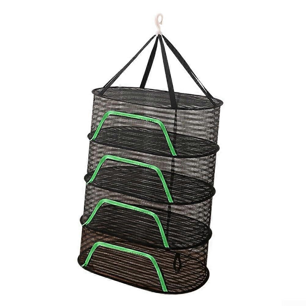 Food Drying Net with Foldable MultiTier Mesh Rack, Breathable Nylon for Vegetables and Fish