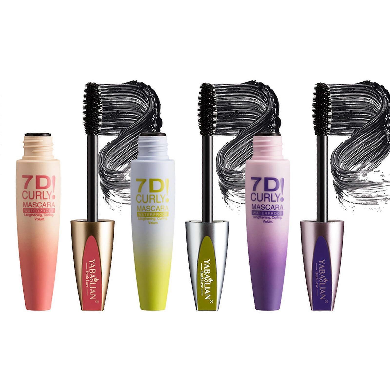 Waterproof Volumizing Mascara 3PCS False Lash Effect Long Lasting 24H Smudge Proof Black