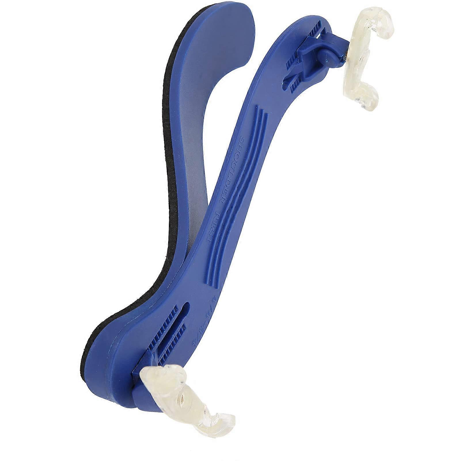 Violin Shoulder Rest Sky Blue Adjustable with Non Slip Comfort Pad for Secure Stable Position
