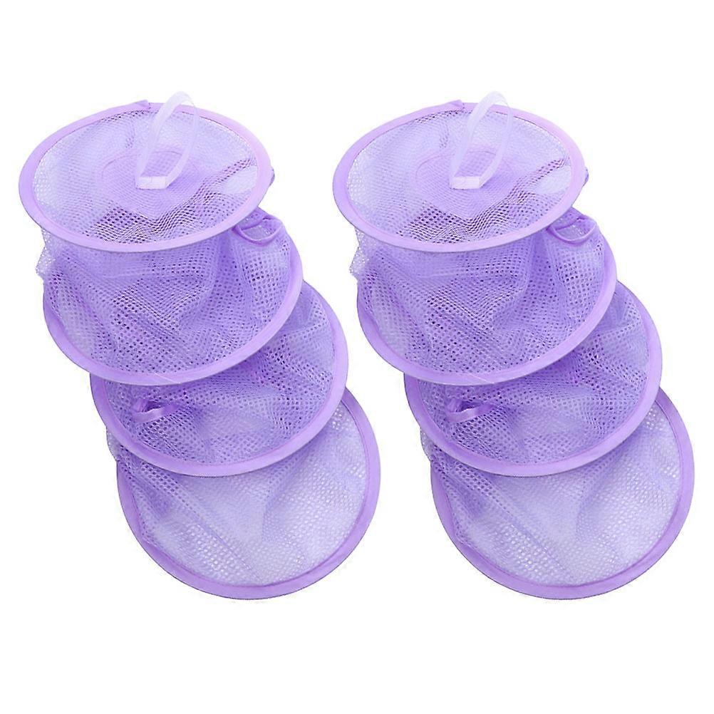 Hanging Multi-purpose Storage Net 2Pcs For Household Users Drying Socks Violet Foldable Design Storage
