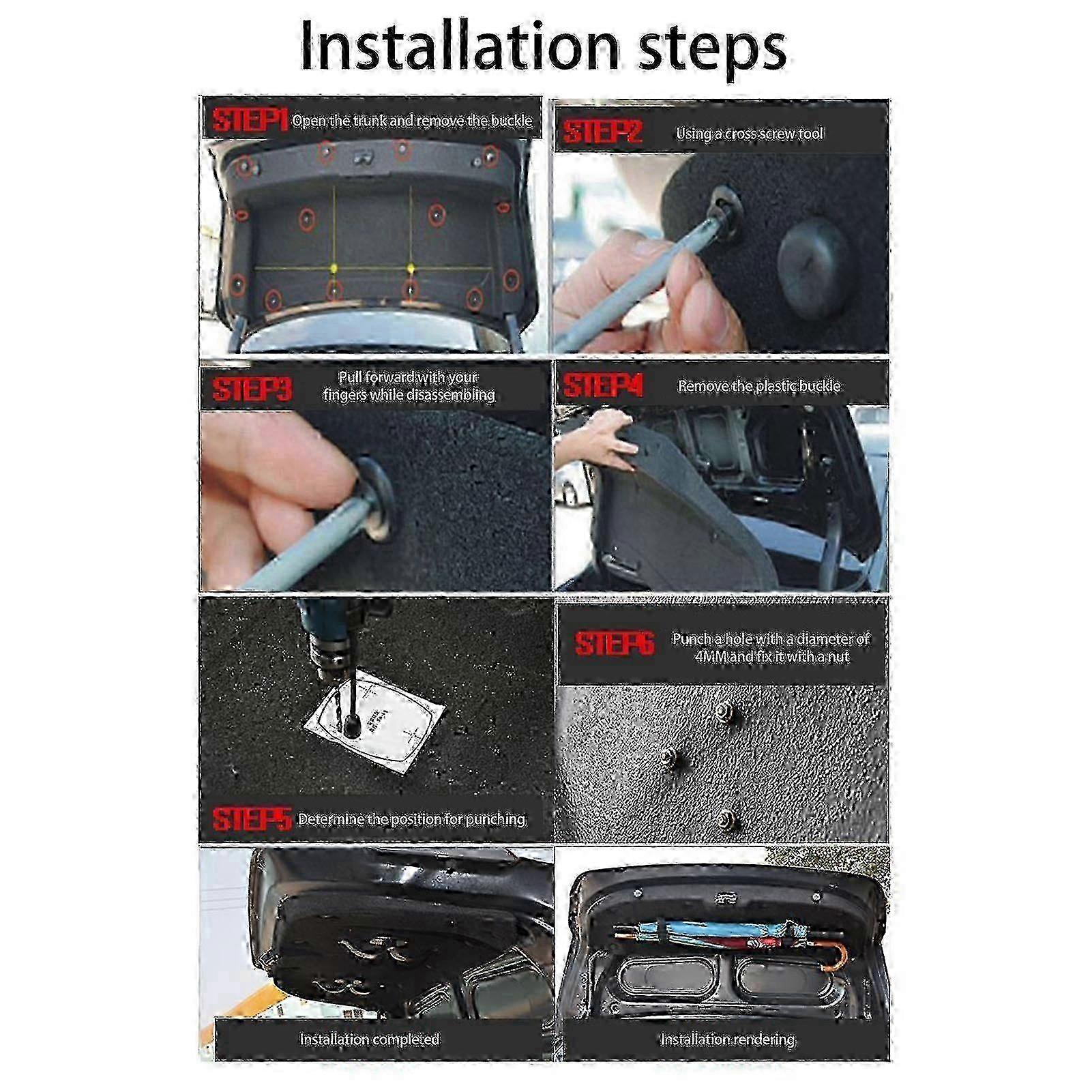 Car Trunk Mounting Bracket Umbrella Holder Clip Hook