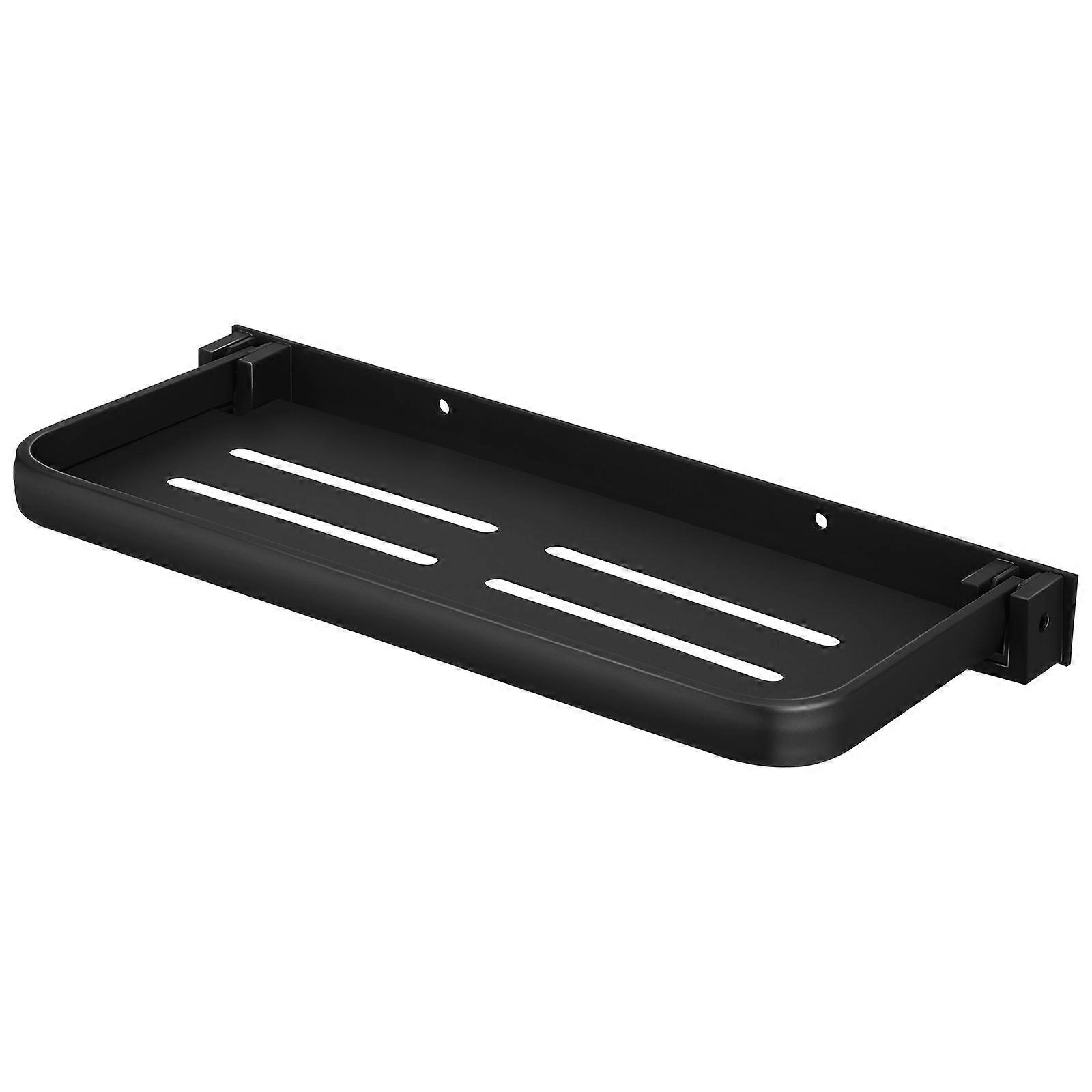 Aluminum Bathroom Shelf Foldable Wall Storage Rack for Bathroom 5Pcs