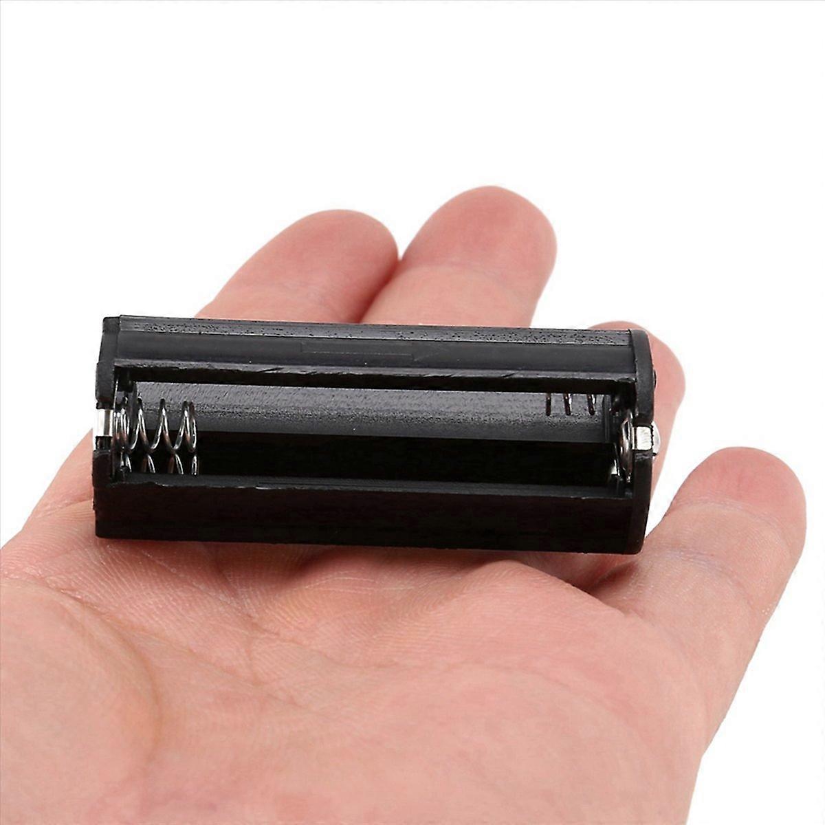 2Pcs Black Battery Holder for 3 x 1.5V AAA Batteries Flashlight Torch