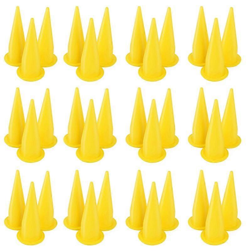50PCS Yellow Cone Nozzle for Bulk Caulk Tools