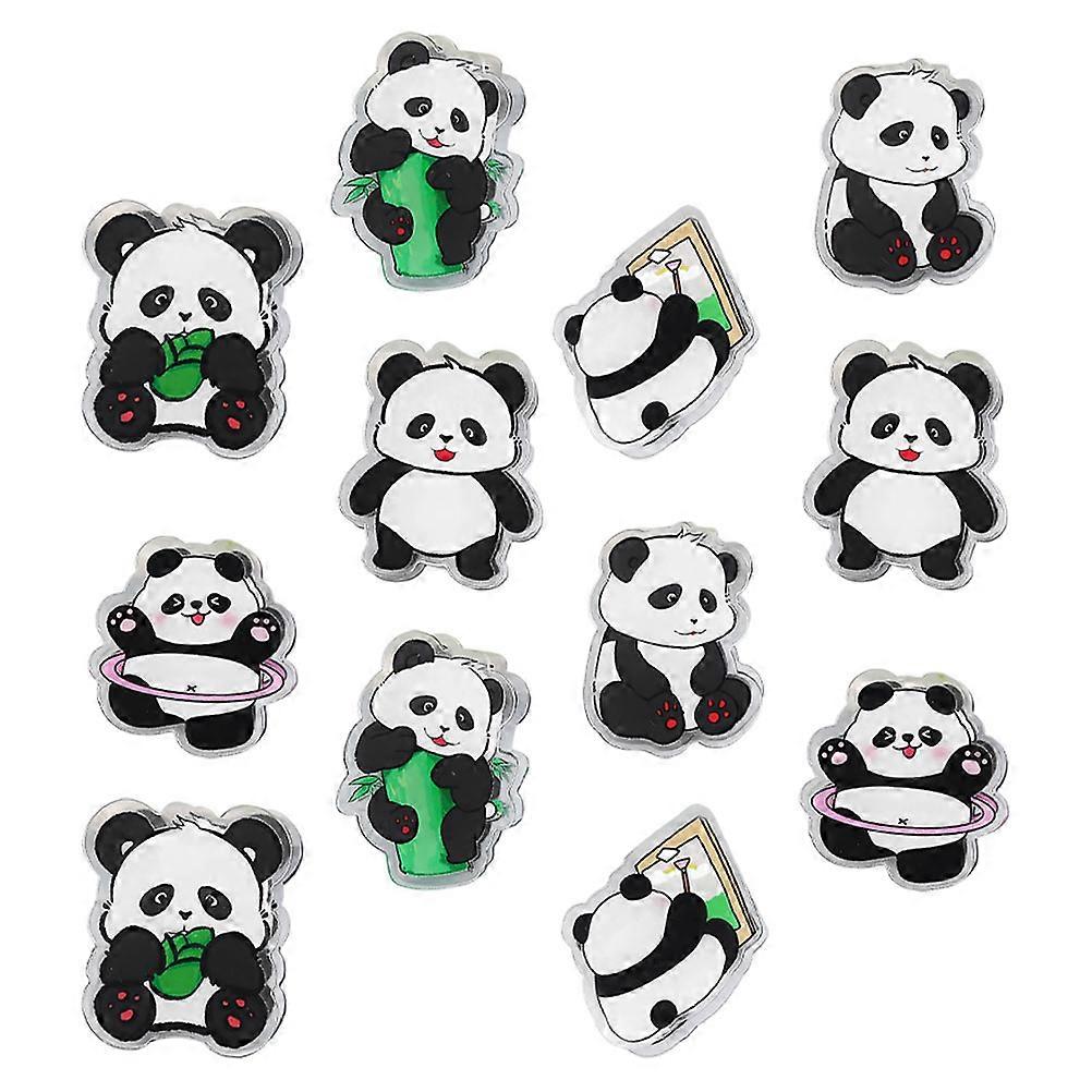 Multi-Function Cute Cartoon Acrylic Clips for Snack Bag Sealing 48Pcs
