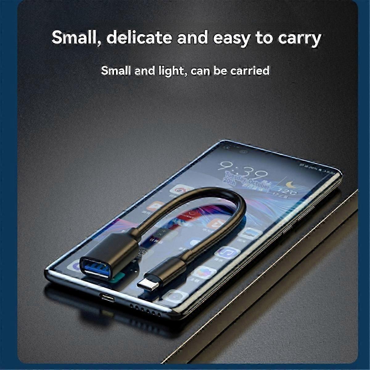 USB C to USB 3.0 Adapter OTG Adapter Type C to USB 3.0 Conversion Cable for Tablet, Card Reader, Mo