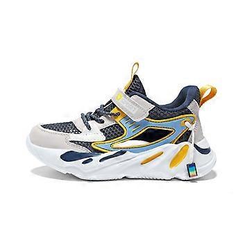 Småbørnssko, Drengesneakers Lette, åndbare mesh-sko til børn, hverdagsbrug, udendørsaktiviteter, Drengesko, Mørkeblå, 5,5-6 år
