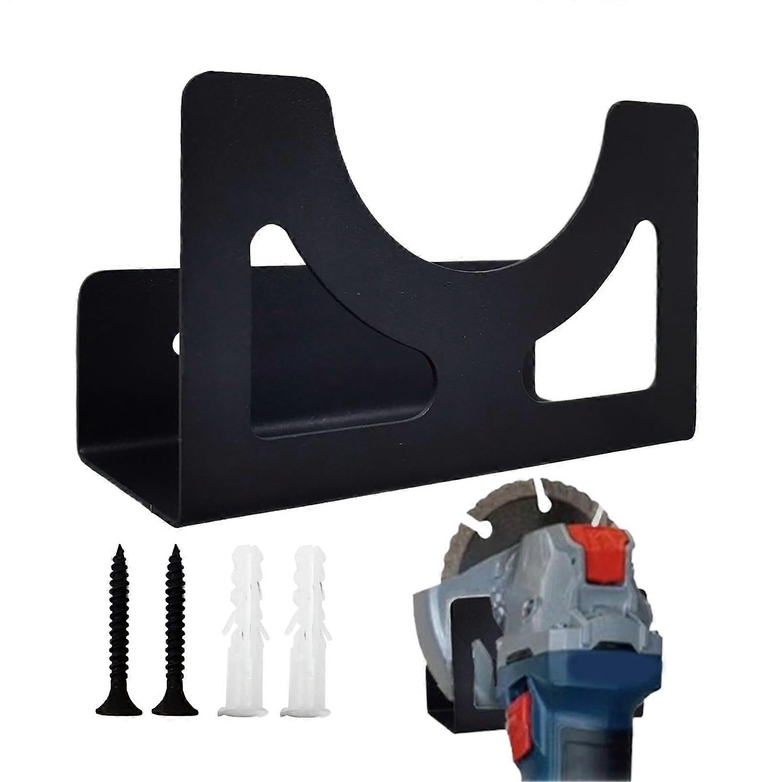 Angle Grinder Holder Heavy Duty Wall Bracket, Secure Vertical Power Tool Mount and Storage Rack
