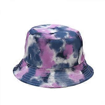 Cute Bucket Hat Beach Fisherman Hats for Women, Reversible Double-Side-Wear Unisex (HATC016)