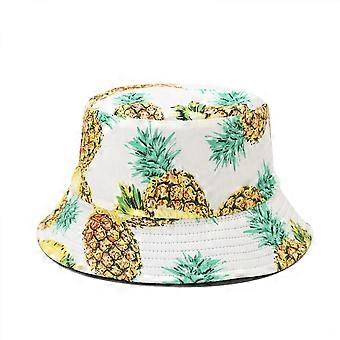 Cute Bucket Hat Beach Fisherman Hats for Women, Reversible Double-Side-Wear Unisex (HATD011)