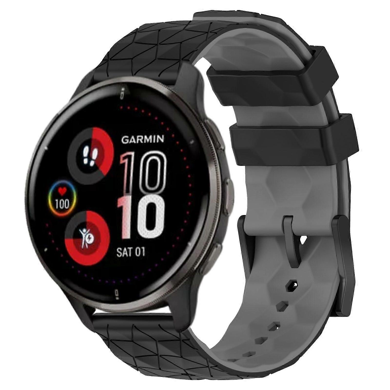 Two-Color Silicone Strap For Garmin Venu 2 Plus