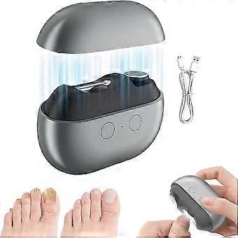 Cortador de unhas elétrico para idosos com lâmina arredondada segura e luz LED, aparador de unhas indolor para unhas grossas_SY1