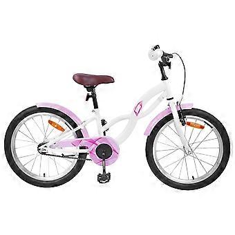 Kinderfahrrad 18 Zoll für 5-7 Jahre alt Weiß