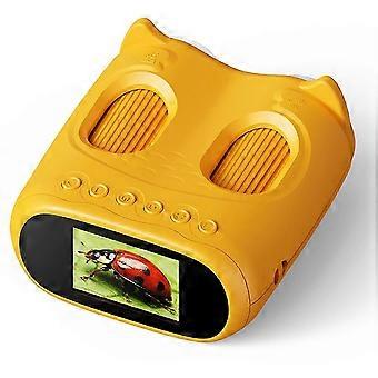 Microscópio e telescópio 2 em 1 para crianças, ampliação de 1000x, telescópio de 10x, câmera HD de 2MP, brinquedo científico educativo portátil