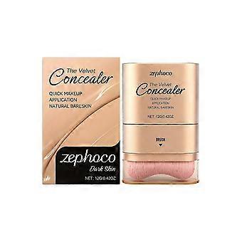 Dark Skin Concealer Foundation Stick, Moisturizing, Natural Face Makeup, All Skin Types ,12g