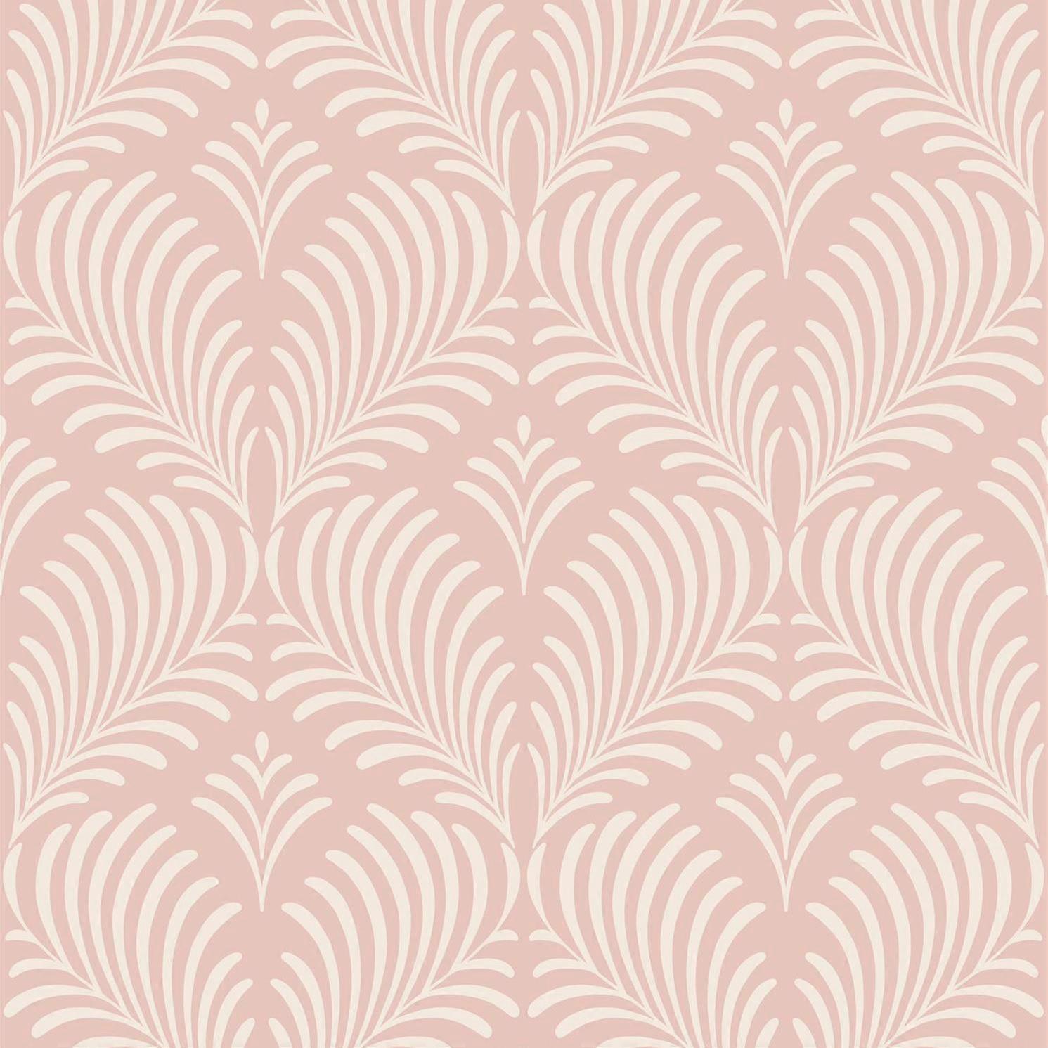 Grey Pink Glitter Feather Embossed Wallpaper Paste The Wall Vinyl