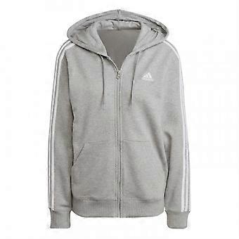 Adidas Dame/Dame 3 Stripes Fleece Full Zip Hættetrøje