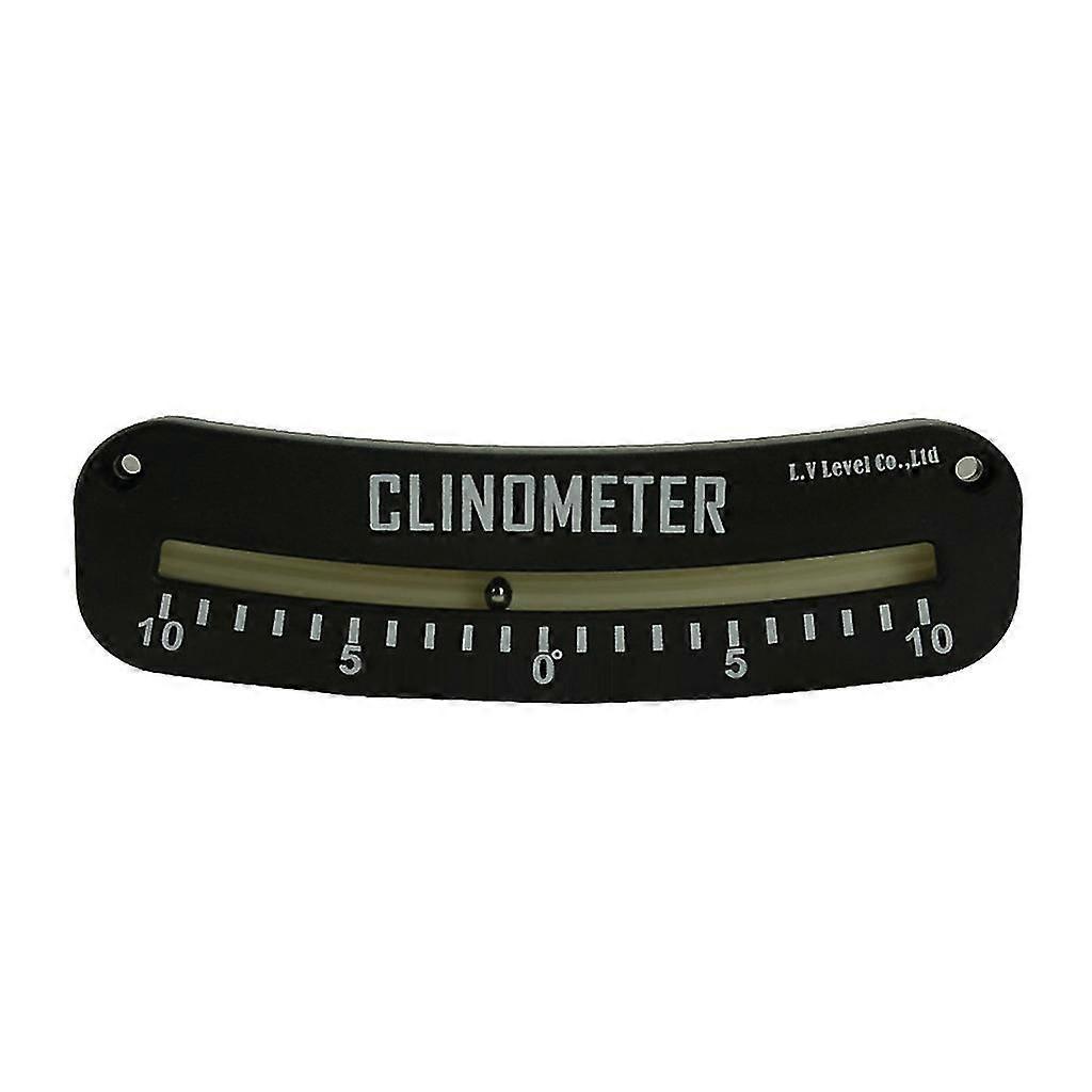 Marine Grade Shatter-Proof 10 Inclinometer Angle Indicator